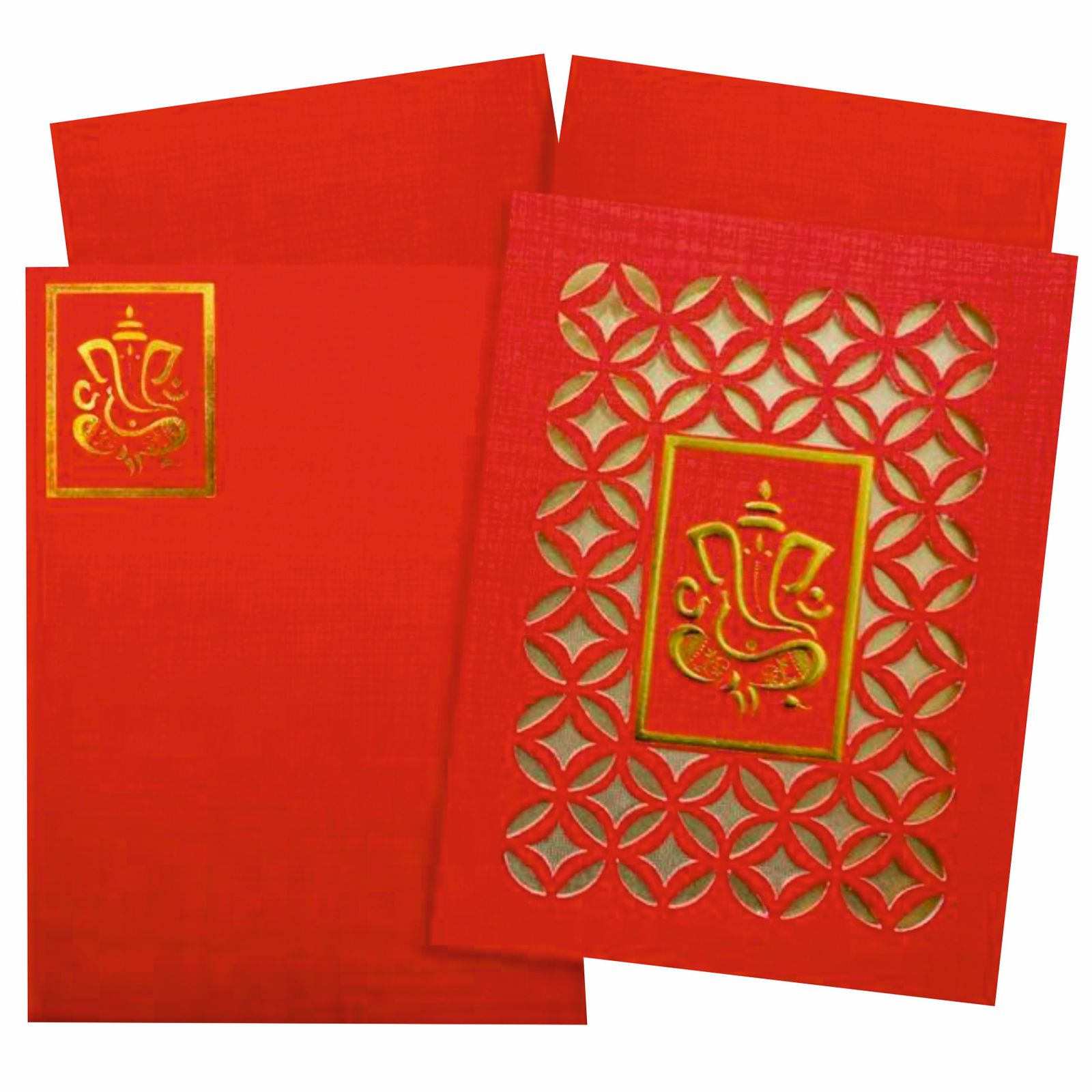 Red Die Cut Wedding Invite-0 Red Die Cut Wedding Invite-0